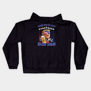 make 4th of July Great again Trump Kids Hoodie